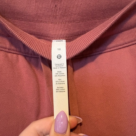 lululemon athletica Pants - lululemon athletica Scuba High- Rise Jogger *Full Length - Brier Rose